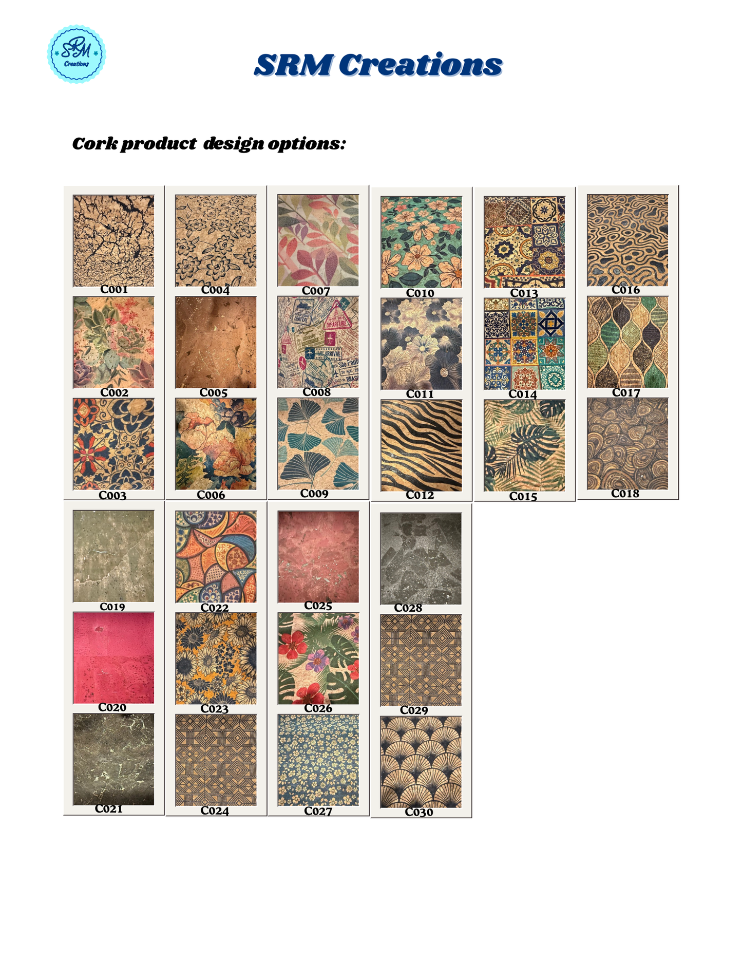 Cork Zippered Pouch
