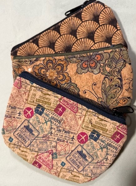 Cork Zippered Pouch